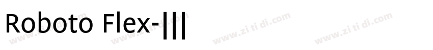 Roboto Flex字体转换